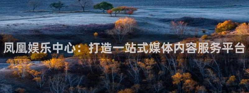 极悦娱乐入口：凤凰娱乐中心：打造一站式媒体内容服务平台